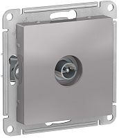 Розетка TV Коннектор без рамки Systeme Electric AtlasDesign 1-м. алюминий картинка